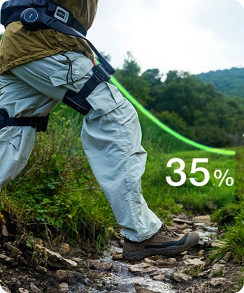 Less Walking Energy Cost